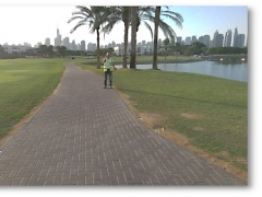 Construction of Car path-(Emirates Hills Golf Course)